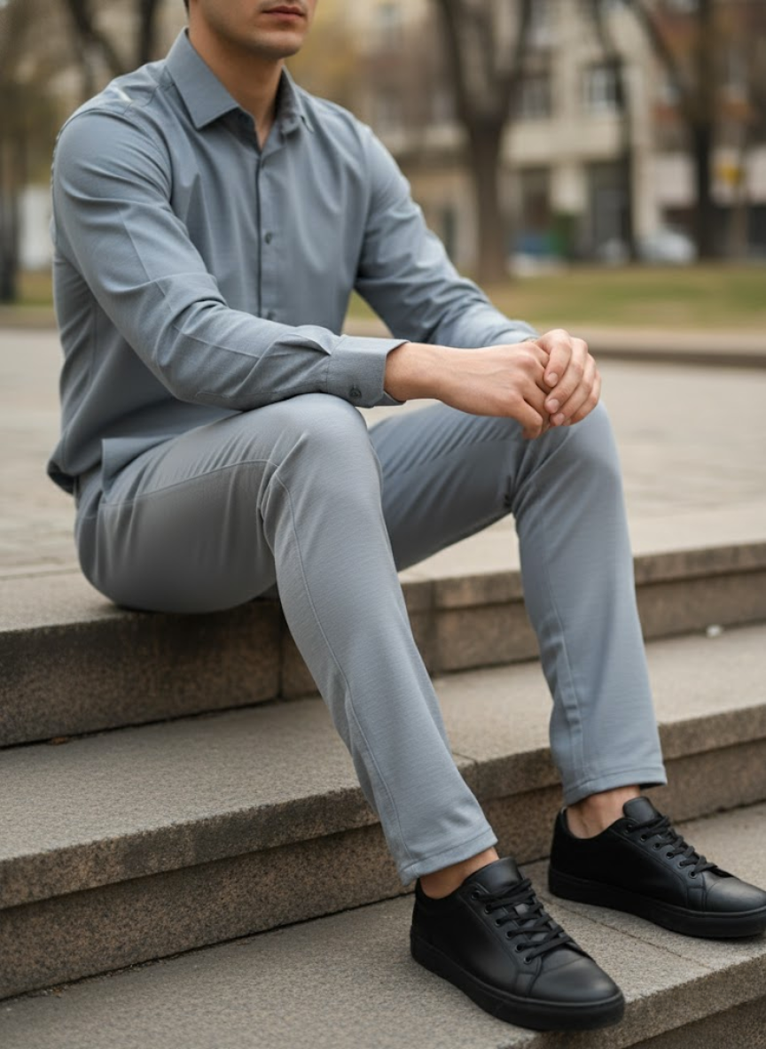 Men’s Slim Fit Formal Stretchable Trouser