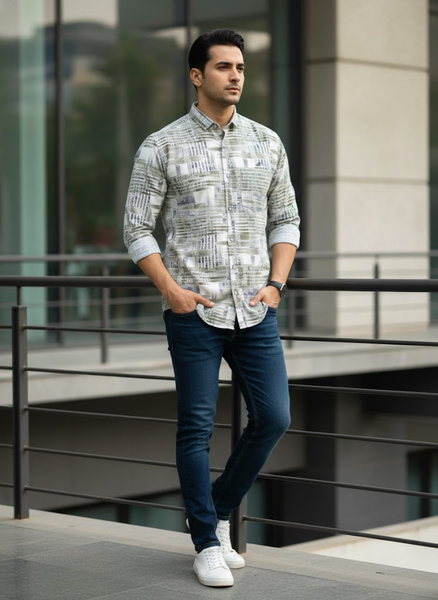 Urban Grid Shirt – The Smart Casual Edition
