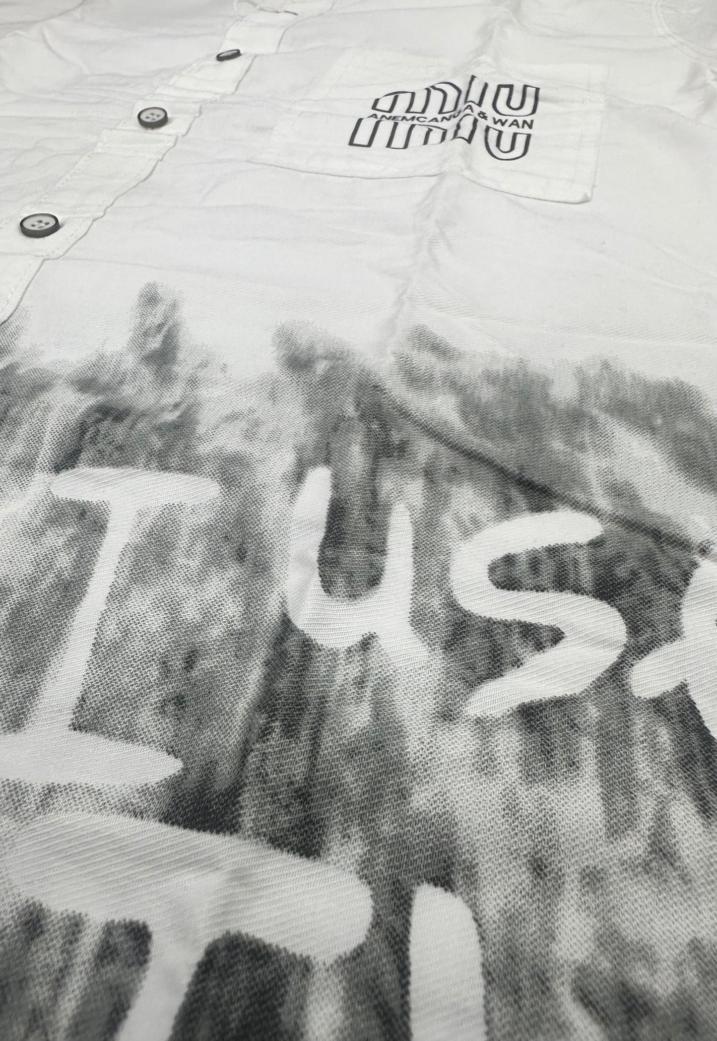 Men’s Monochrome Luxe White & Grey Shirt – The Street Edit