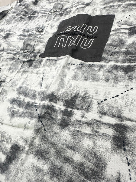 Men’s White Washed Graphic Shirt – Street Luxe Edition