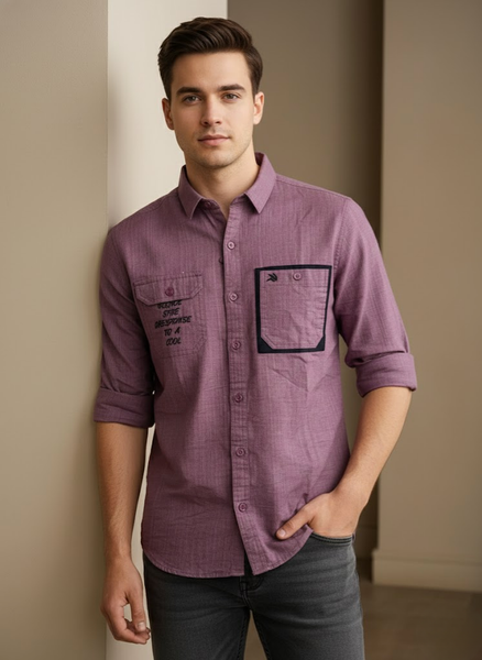 Men’s Mauve Utility Shirt