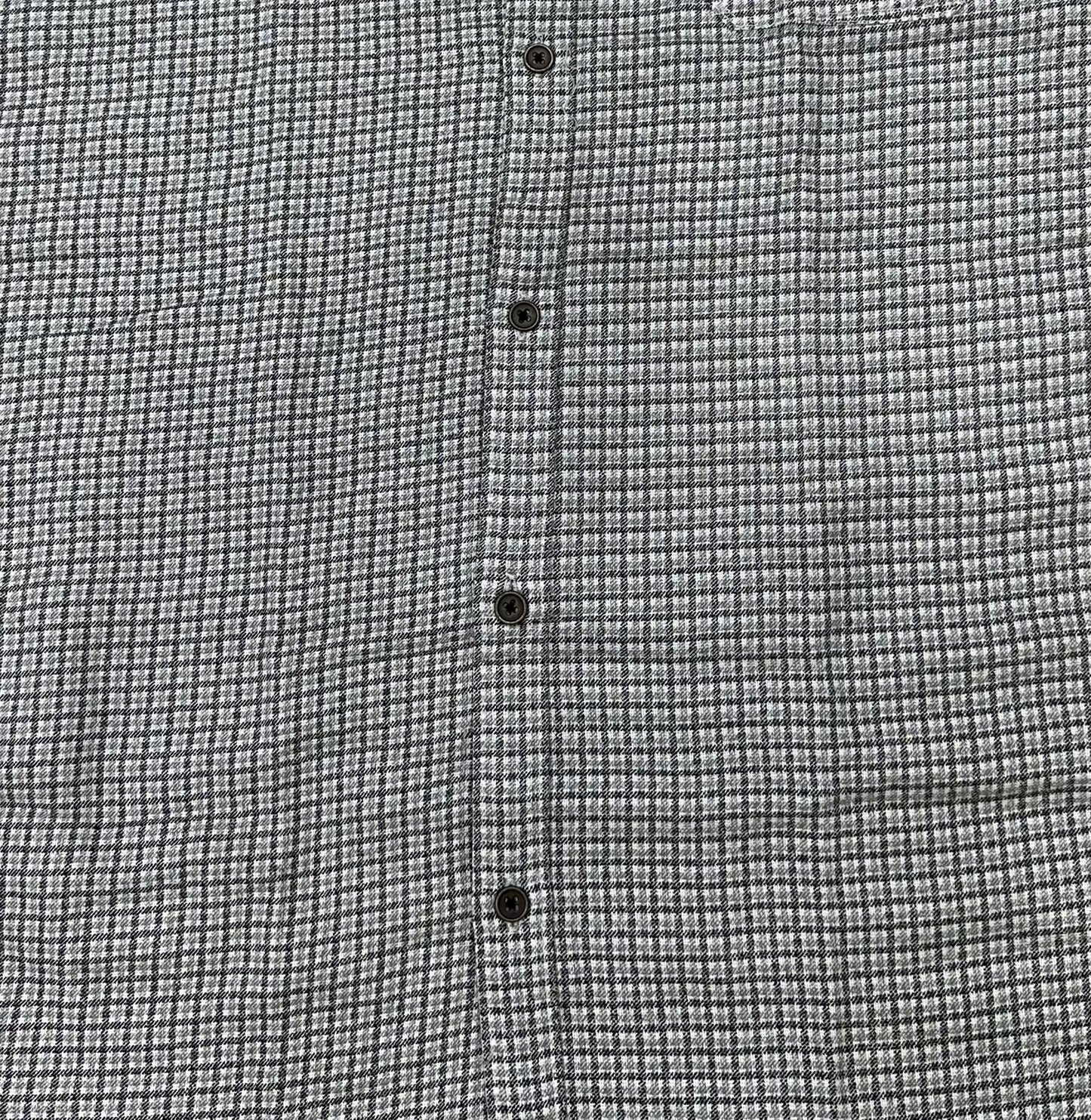 Men’s White Grey Micro Check Shirt – Premium Resort Edition