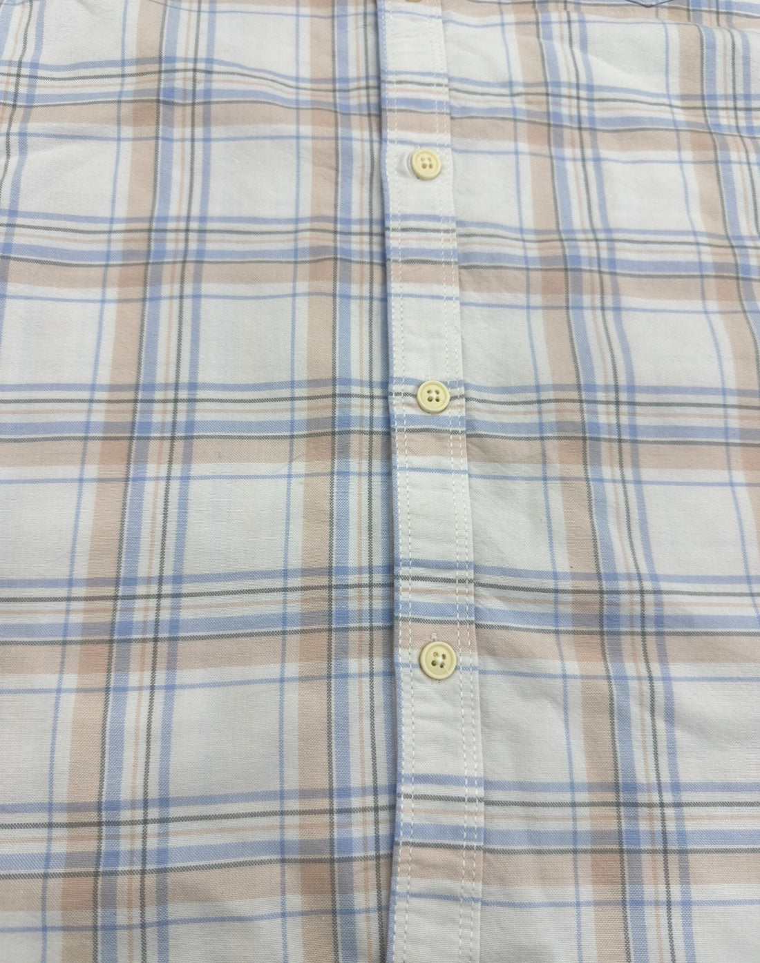Men’s Ivory Beige Check Shirt – Premium Soft Plaid with Tailored Elegance