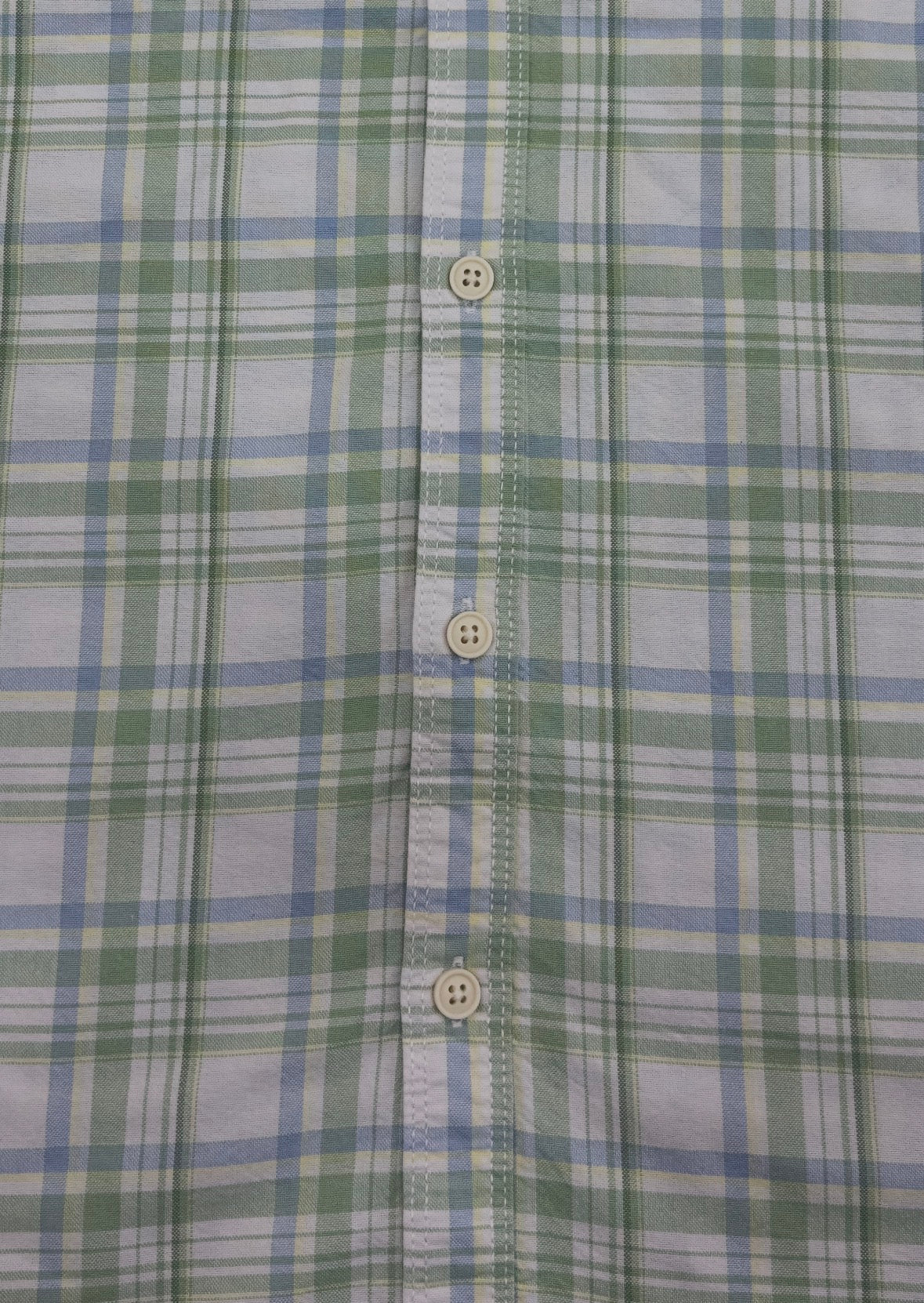 Men’s Sage Green Plaid Shirt – Premium Checked Shirt with Relaxed Elegance