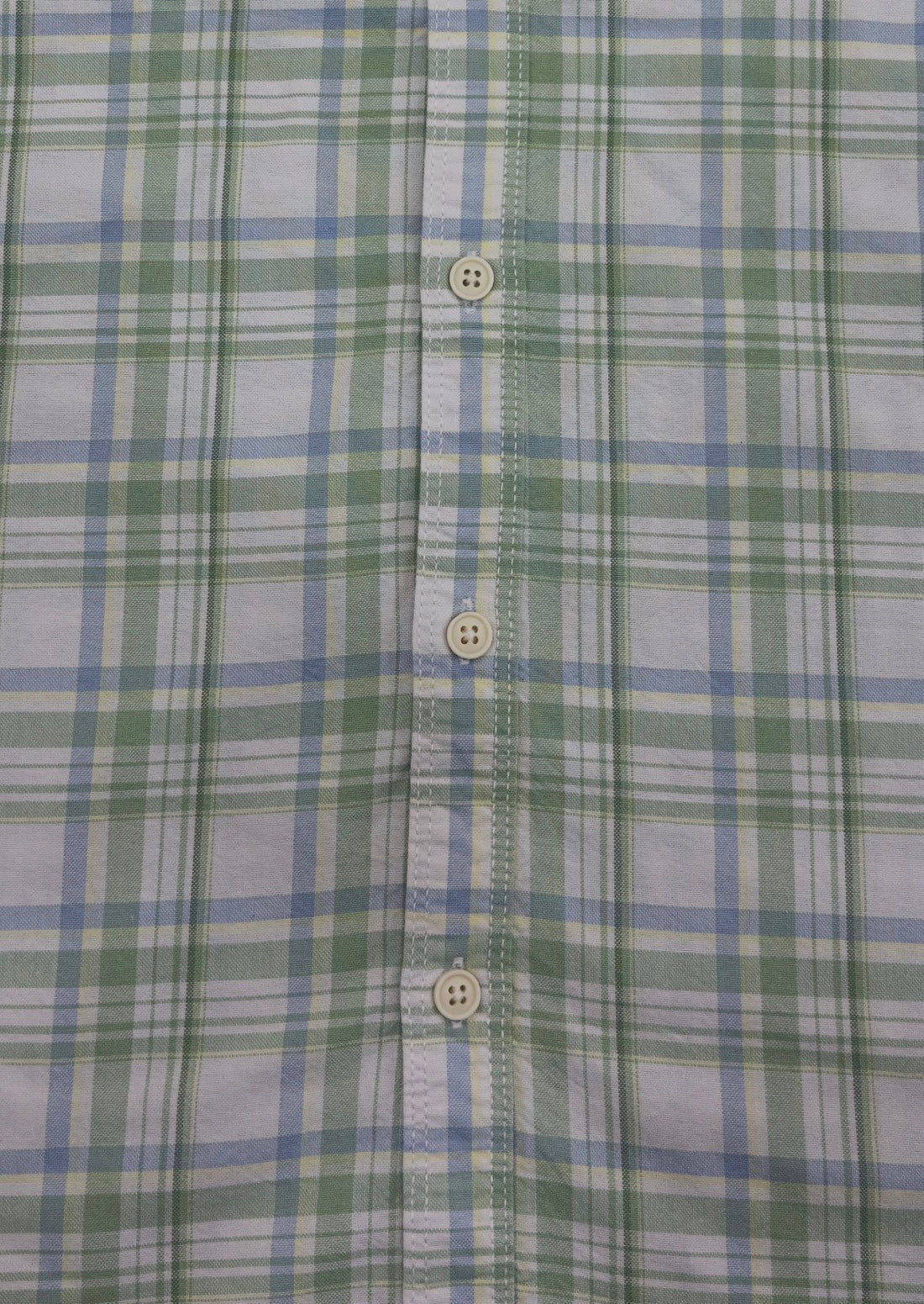 Men’s Sage Green Plaid Shirt – Premium Checked Shirt with Relaxed Elegance