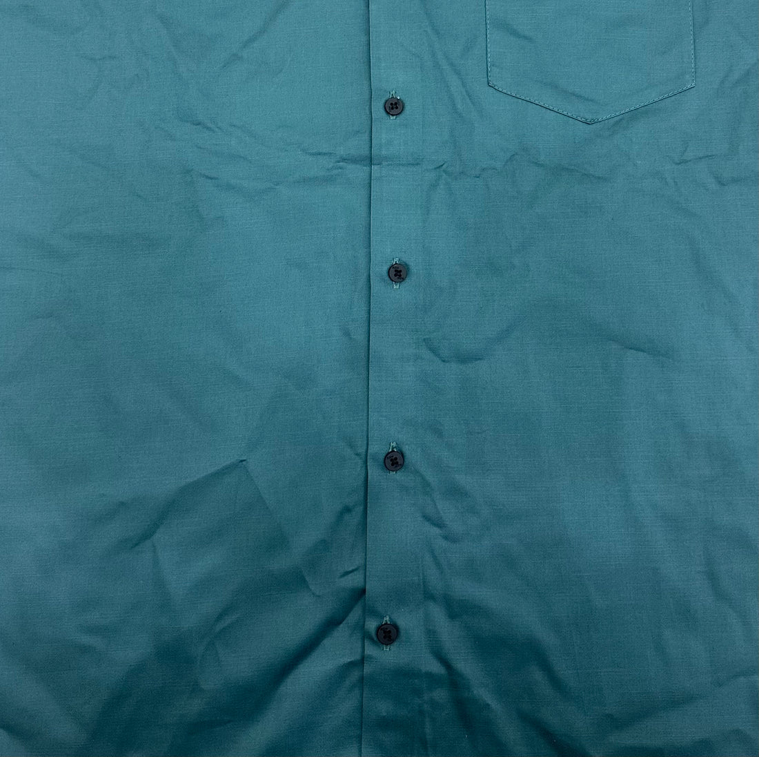 Men’s Deep Teal Satin-Finish Solid Shirt with Sharp Tailoring | Premium Smart Wear