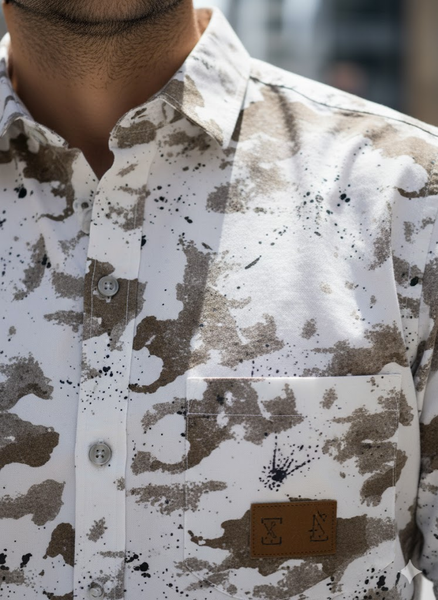 Men’s Sand Camo Shirt – Urban Luxe Collection