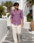 Men’s Mauve Cotton Shirt