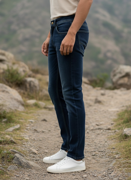Deep Indigo Slim Fit Denim – Everyday Essential Jeans