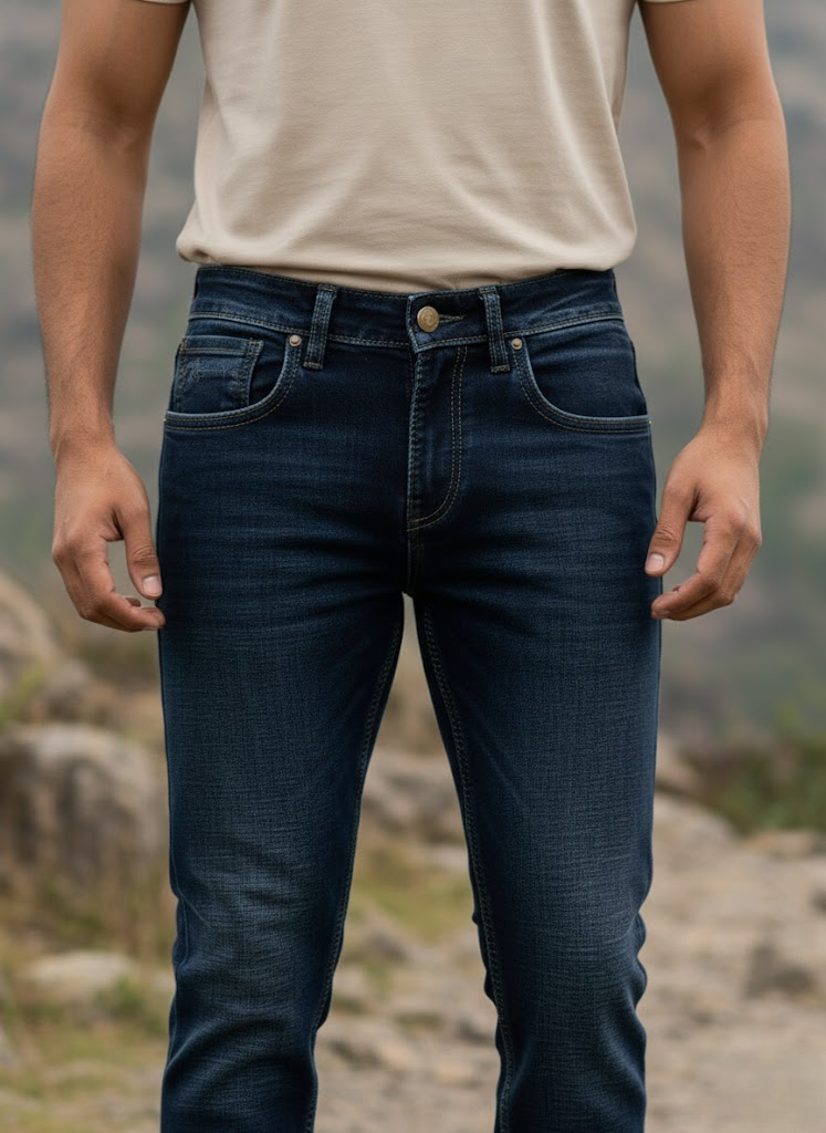 Deep Indigo Slim Fit Denim – Everyday Essential Jeans
