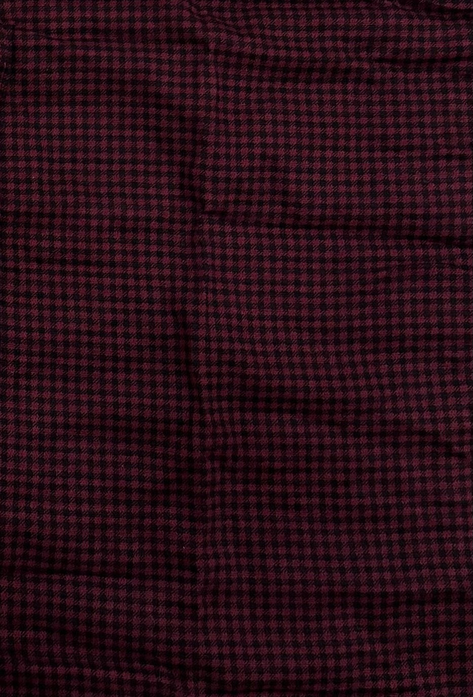 Men’s Maroon Micro Check Shirt – Classic Night Edition