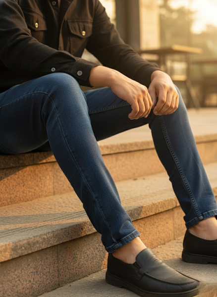 Men’s Blue Slim Fit Denim Jeans