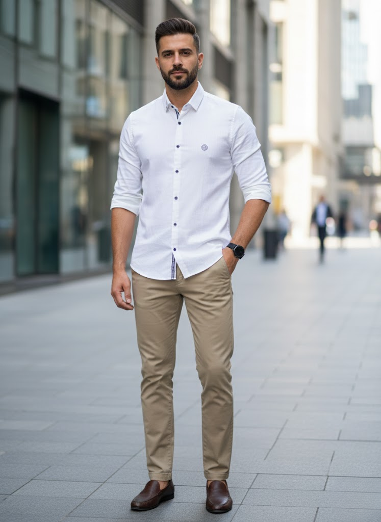 Men’s White Classic Shirt