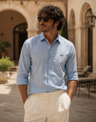 Men’s Light Blue Cotton Shirt