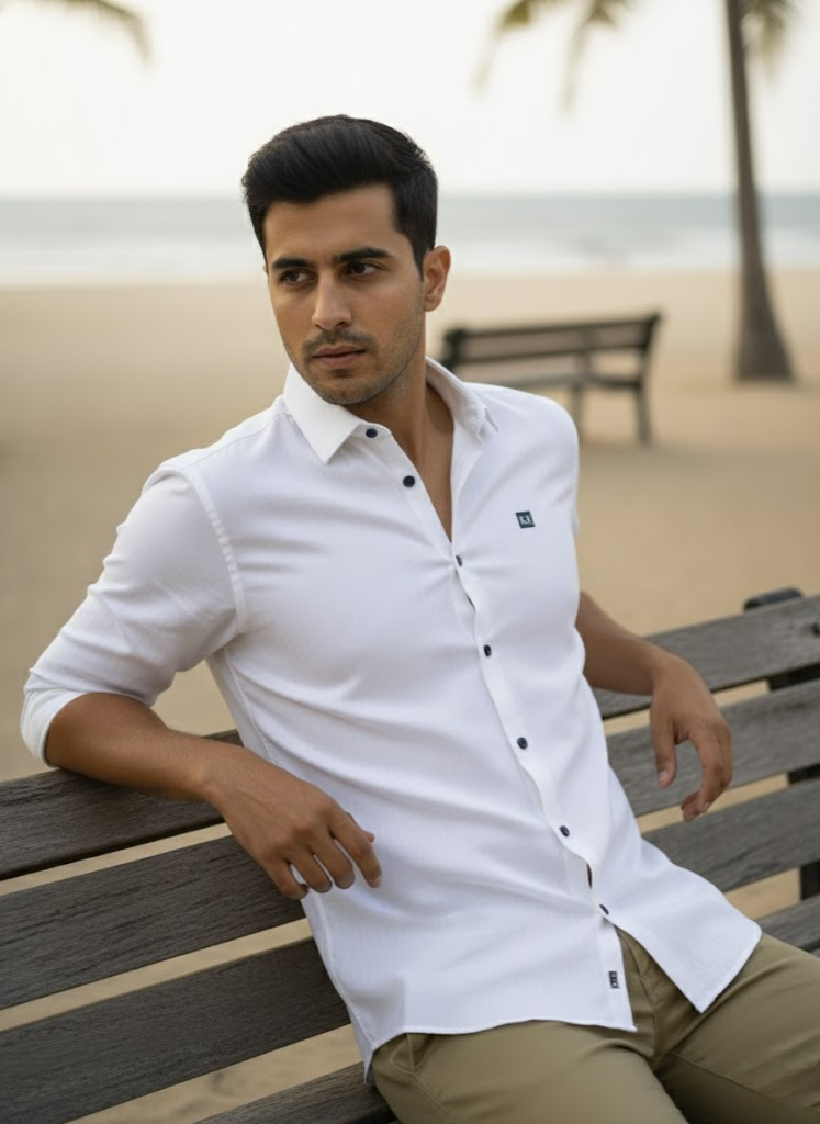 Men’s White Classic Shirt