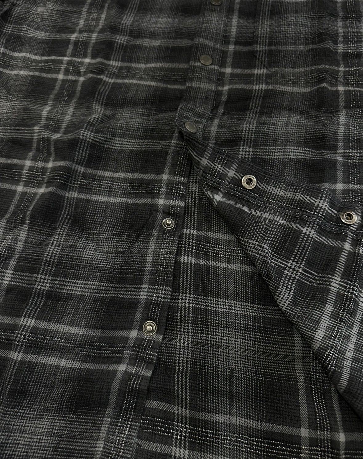 Men’s Charcoal Black Checked Shirt with Soft Feel | Premium Casual Essential