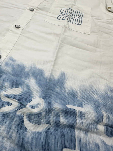 Men’s Skyline Blue & White Shirt – The City Drop