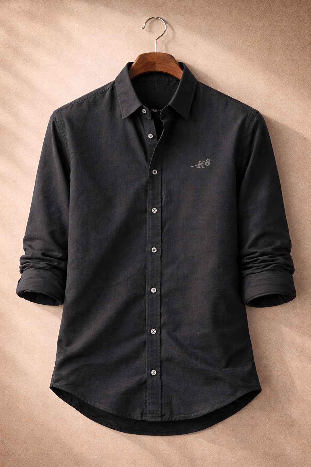 Men’s Dark Grey Premium Cotton Shirt