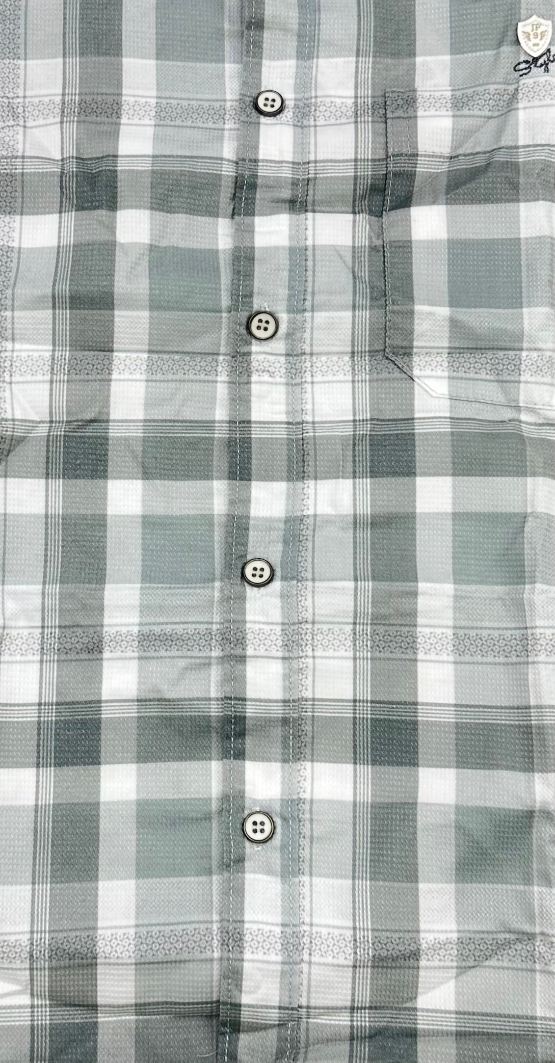 Men’s Sage Green Check Shirt – Subtle Sophistication Edition