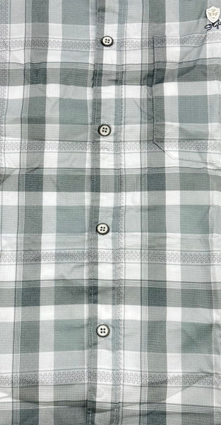 Men’s Sage Green Check Shirt – Subtle Sophistication Edition