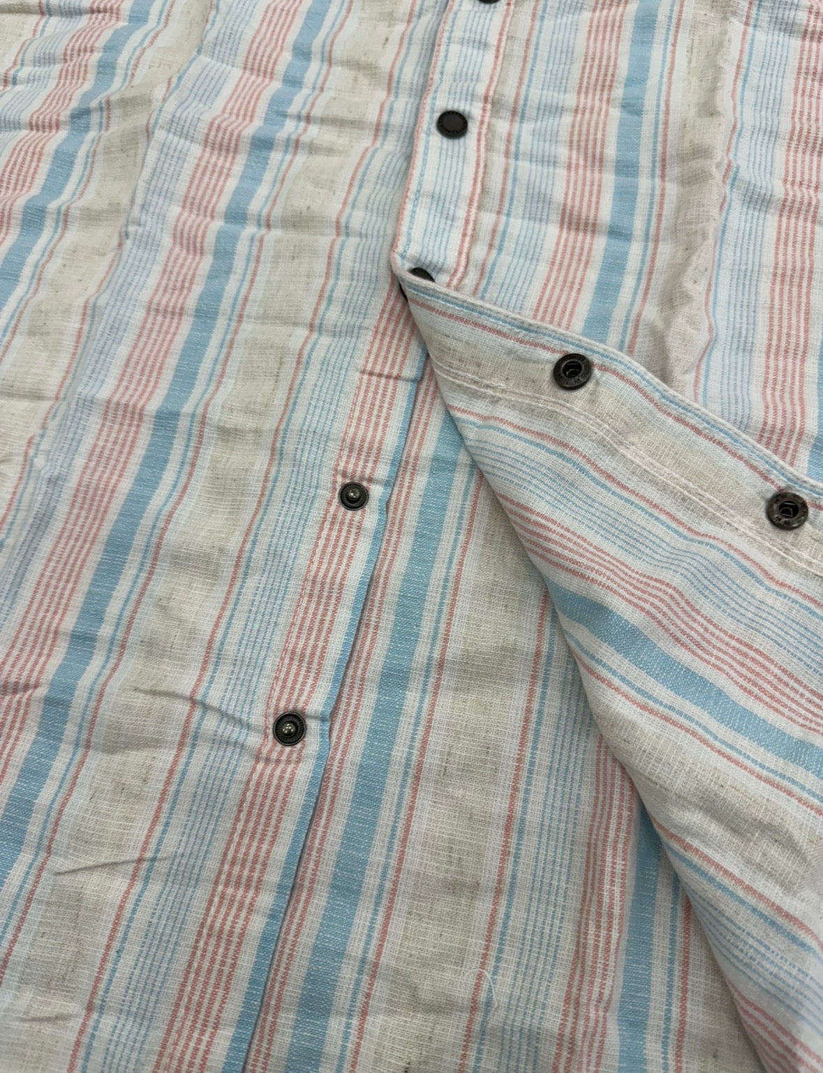 Men’s Pastel Natural Cotton Vertical Stripe Shirt with Soft Color Accents | Premium Everyday Style