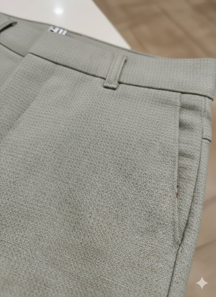 Men’s Olive Green Slim Fit Stretchable Cotton Jeans