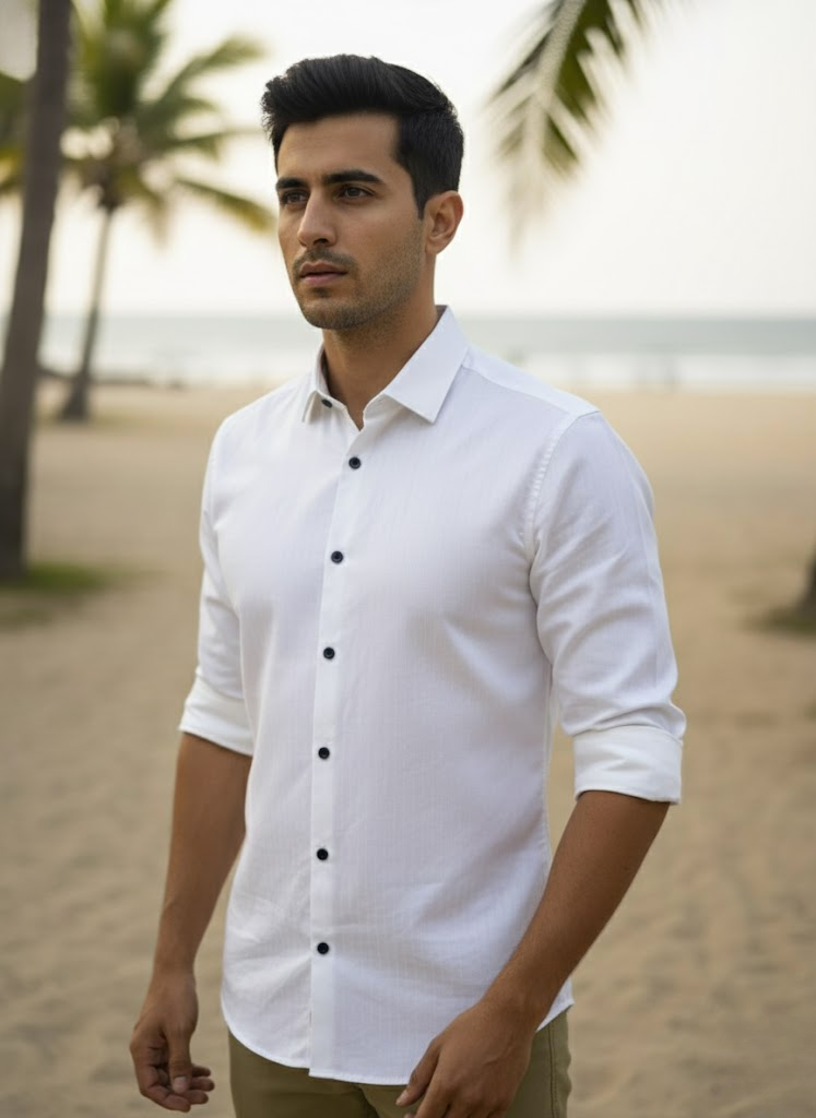 Men’s White Classic Shirt